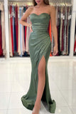 Sweetheart Mermaid Prom Dress Long With Split Online