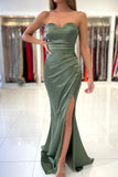 Sweetheart Mermaid Prom Dress Long With Split Online