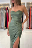 Sweetheart Mermaid Prom Dress Long With Split Online