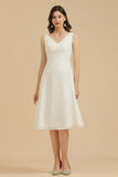 V-Neck Knee-length Chiffon Bridesmaid Dress online