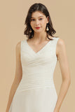 V-Neck Knee-length Chiffon Bridesmaid Dress online