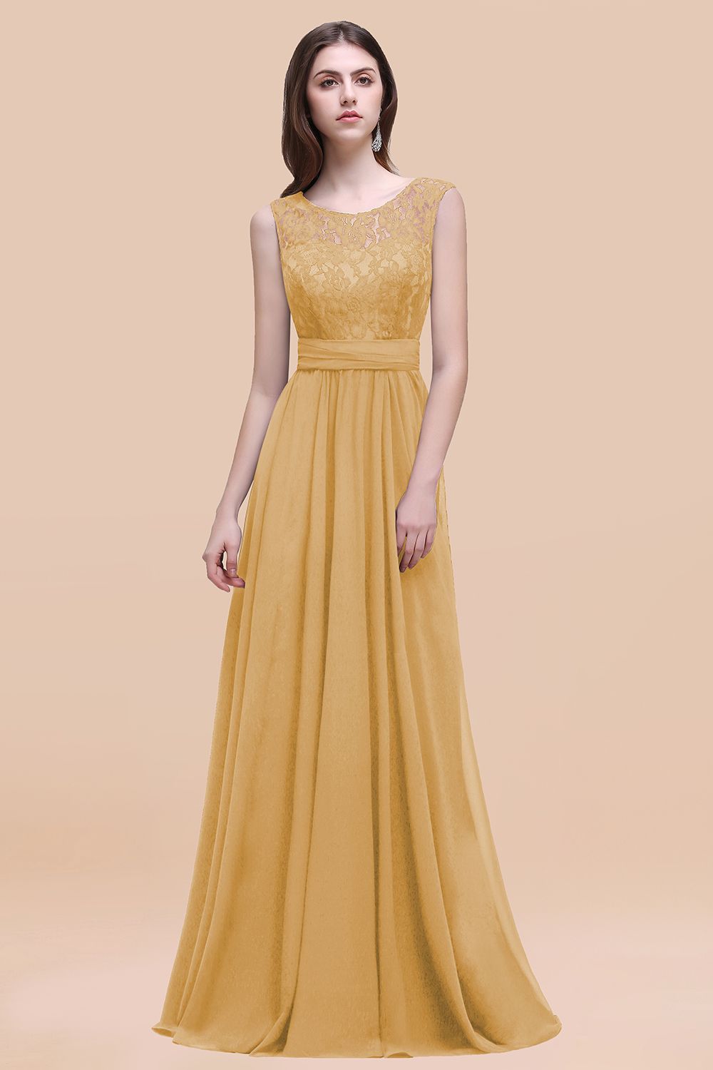 Vintage Lace Scoop Sleeveless Dark Blue Bridesmaid Dresses with V-Back Newinlook Vintage Lace Scoop Sleeveless Dark Blue Bridesmaid Dresses with V-Back Newinlook